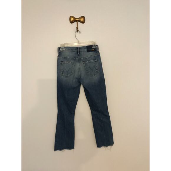 Mother Superior The Insider Crop Step Chew Better When Its Wrong Jeans - Size 25 - Picture 3 of 15